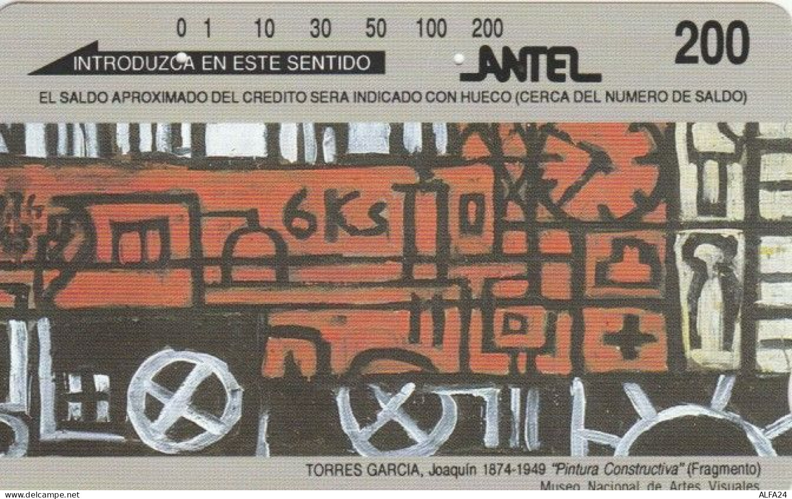 PHONE CARD URUGUAY (E61.26.1 - Uruguay