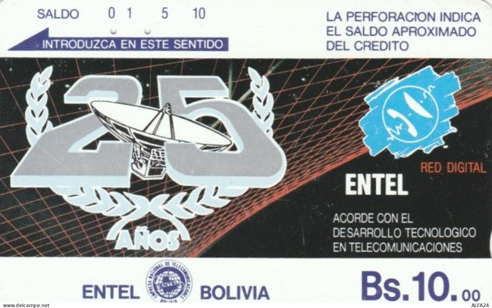 PHONE CARD BOLIVIA (E62.1.4 - Bolivien