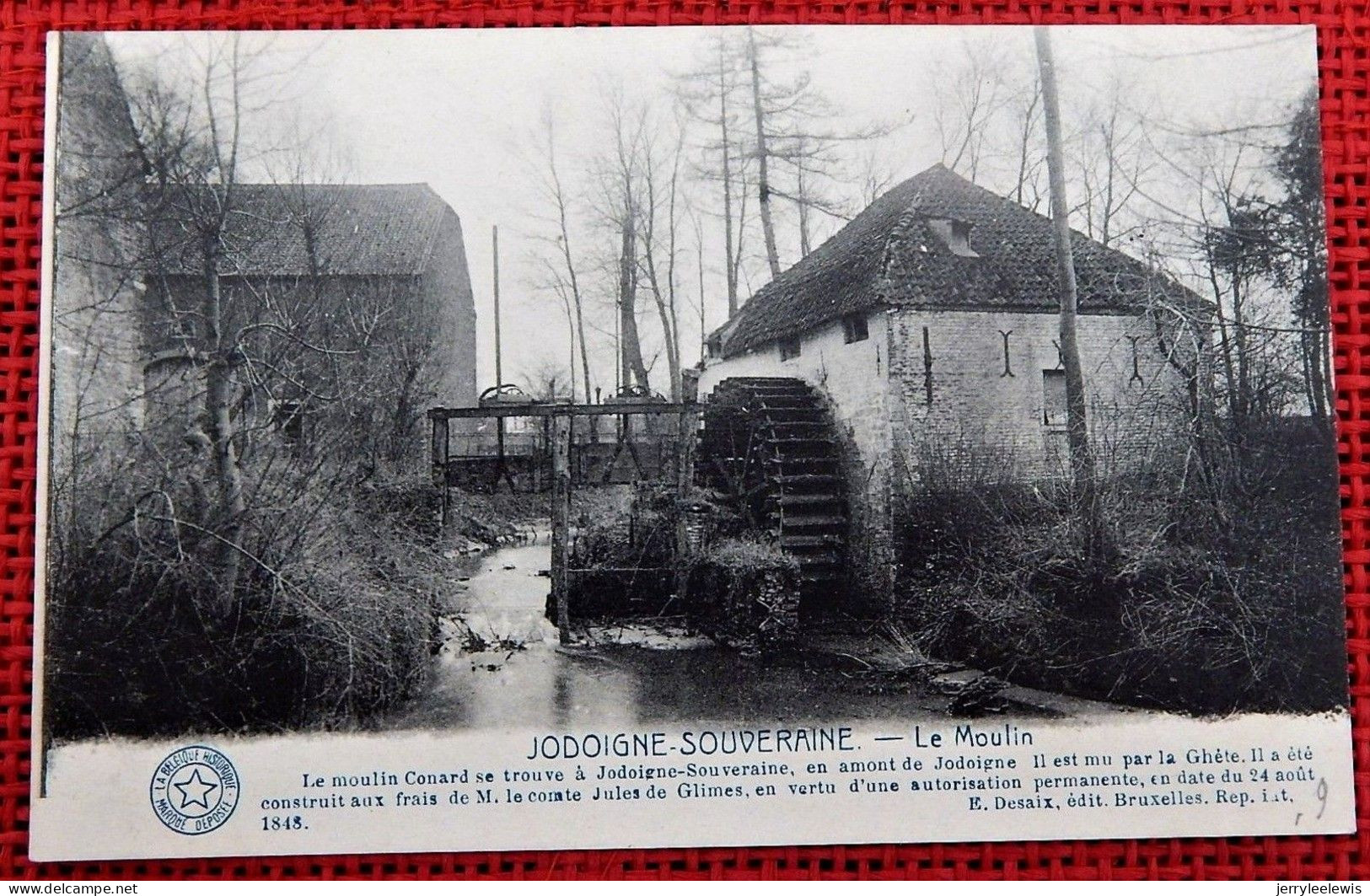 JODOIGNE - SOUVERAINE -  Le Moulin Conard - Jodoigne