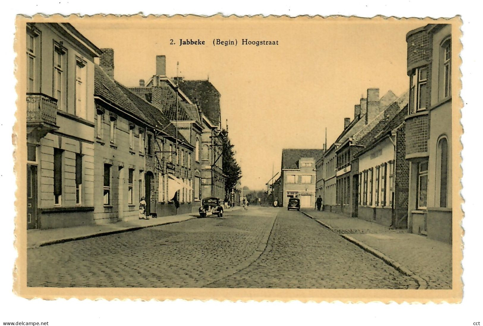 Jabbeke  (Begin)  Hoogstraat - Jabbeke