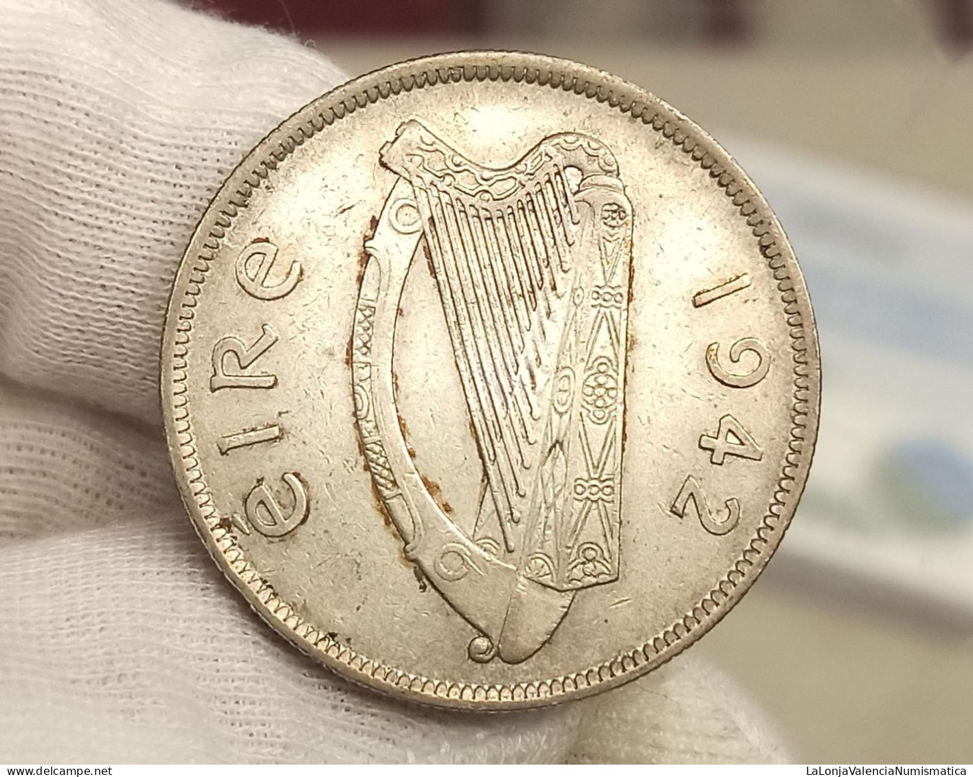 Irlanda Ireland 2 Shillings 6 Pence 1942 Km 16 Plata - Irlande