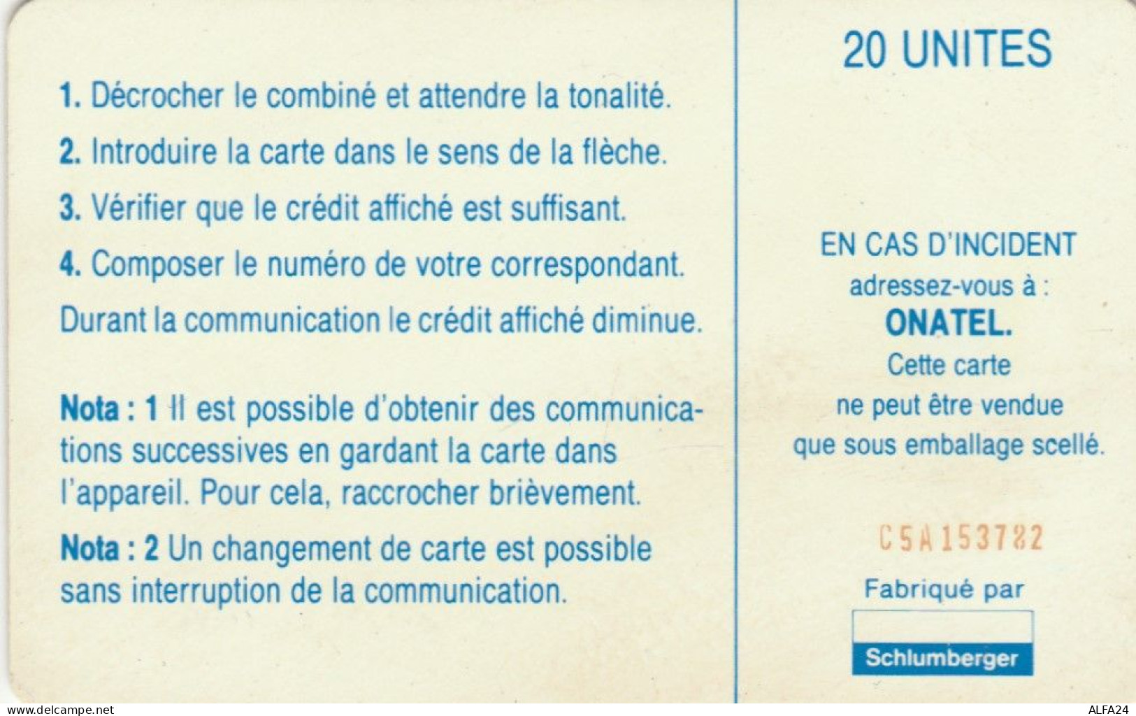 PHONE CARD BURKINA FASO (E64.10.8 - Burkina Faso