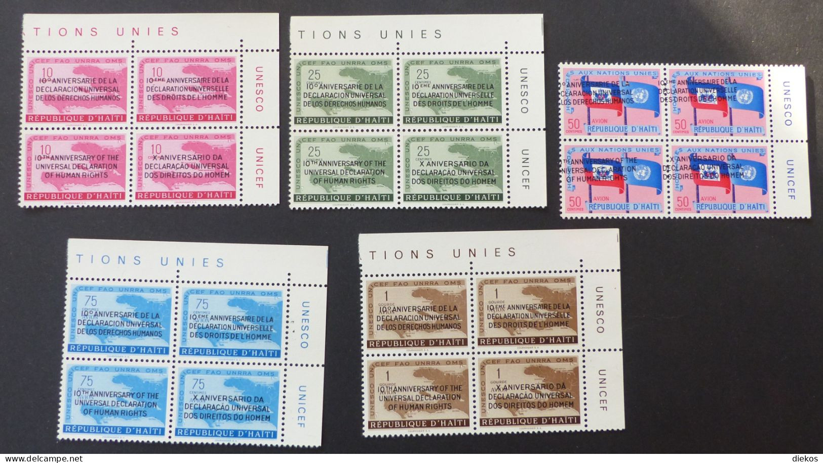 HAITI  1960 - UNO - Mi 535-554 - Yv 402-409 PA 146-157  MNH ** Postfrisch   #6307 - Haïti