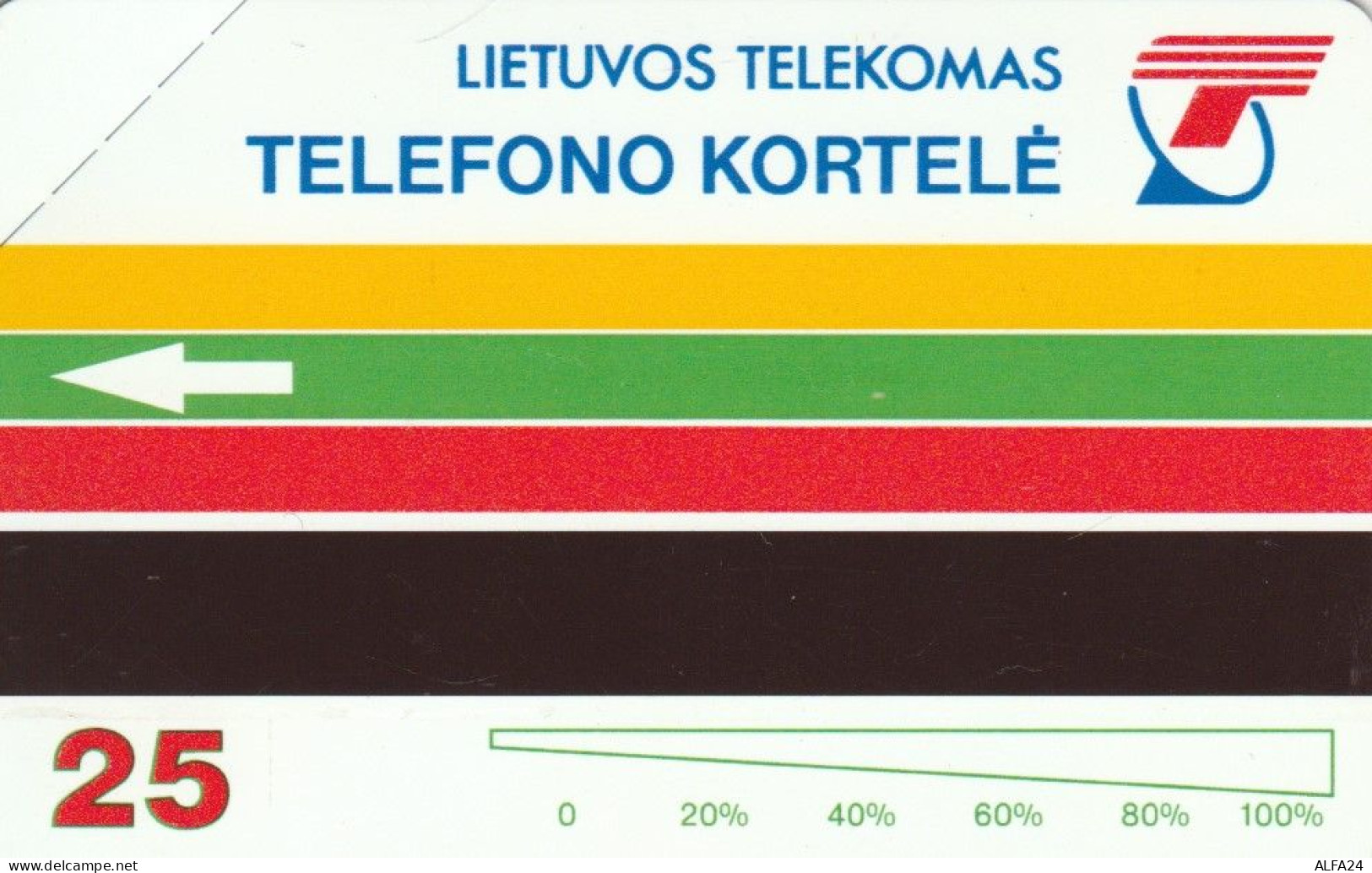 PHONE CARD LITUANIA -PAPA-URMET (E65.7.7 - Litauen