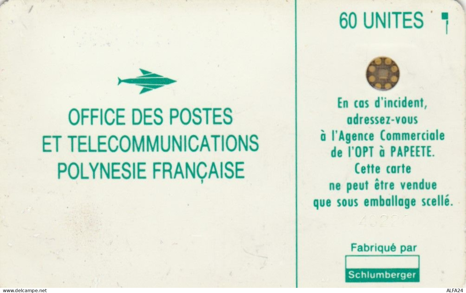 PHONE CARD POLINESIA FRANCESE (E65.12.2 - Frans-Polynesië
