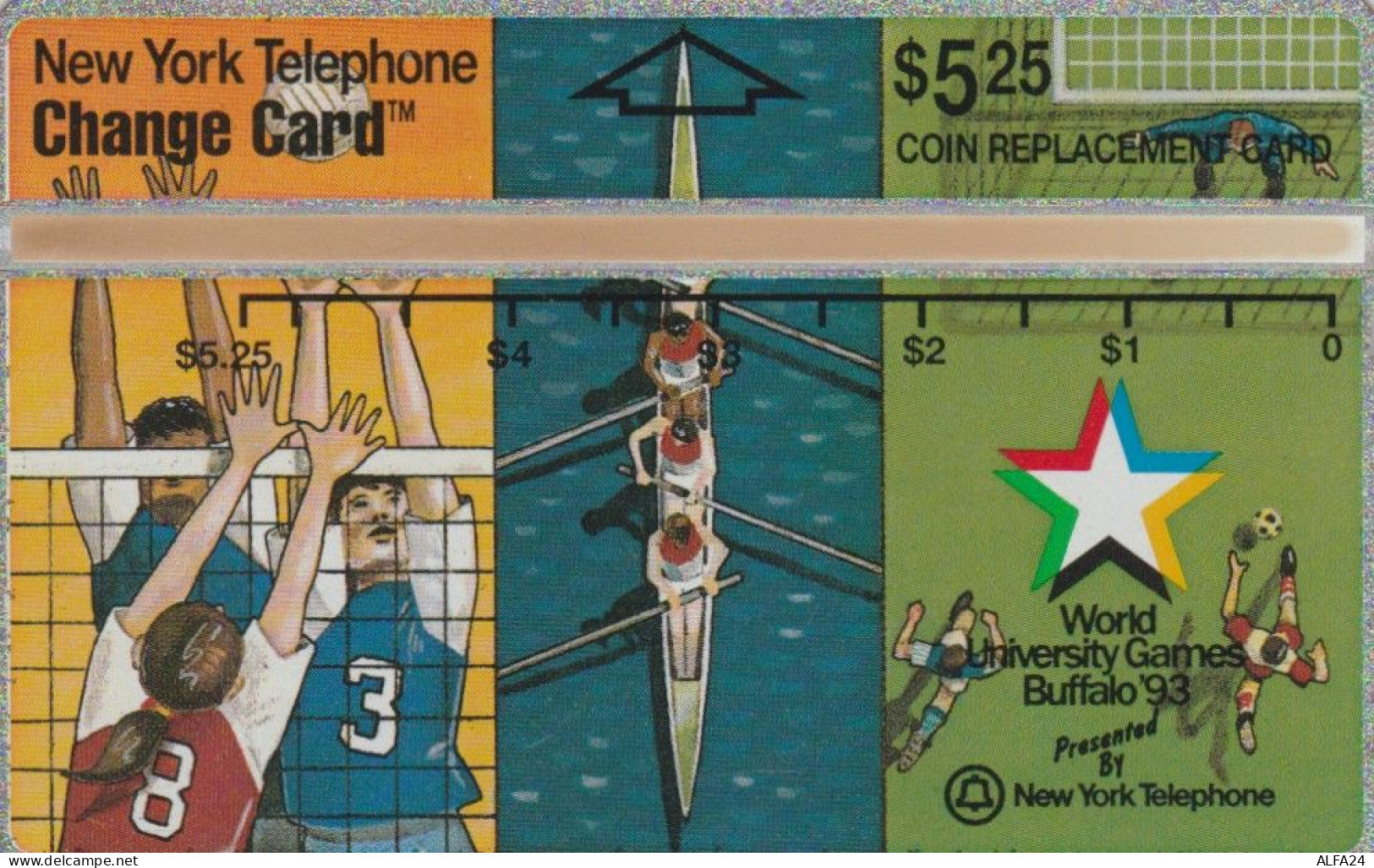 PHONE CARD STATI UNITI NINEX (E65.23.8 - [1] Hologrammkarten (Landis & Gyr)