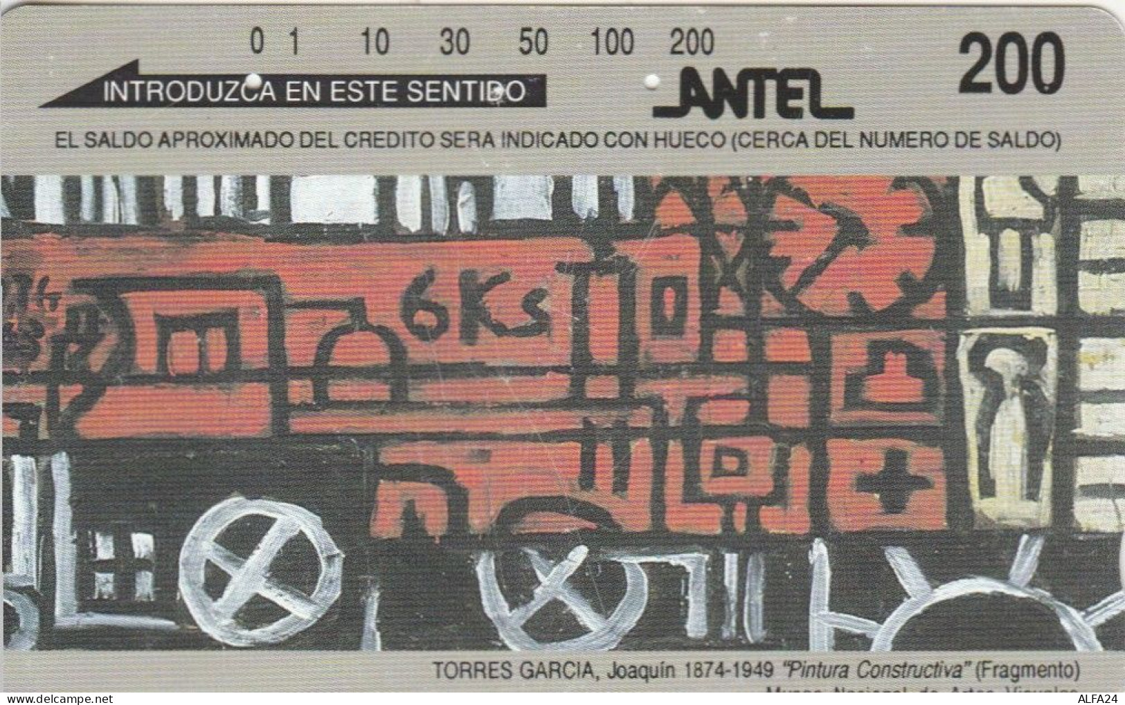 PHONE CARD URUGUAY (E65.7.1 - Uruguay