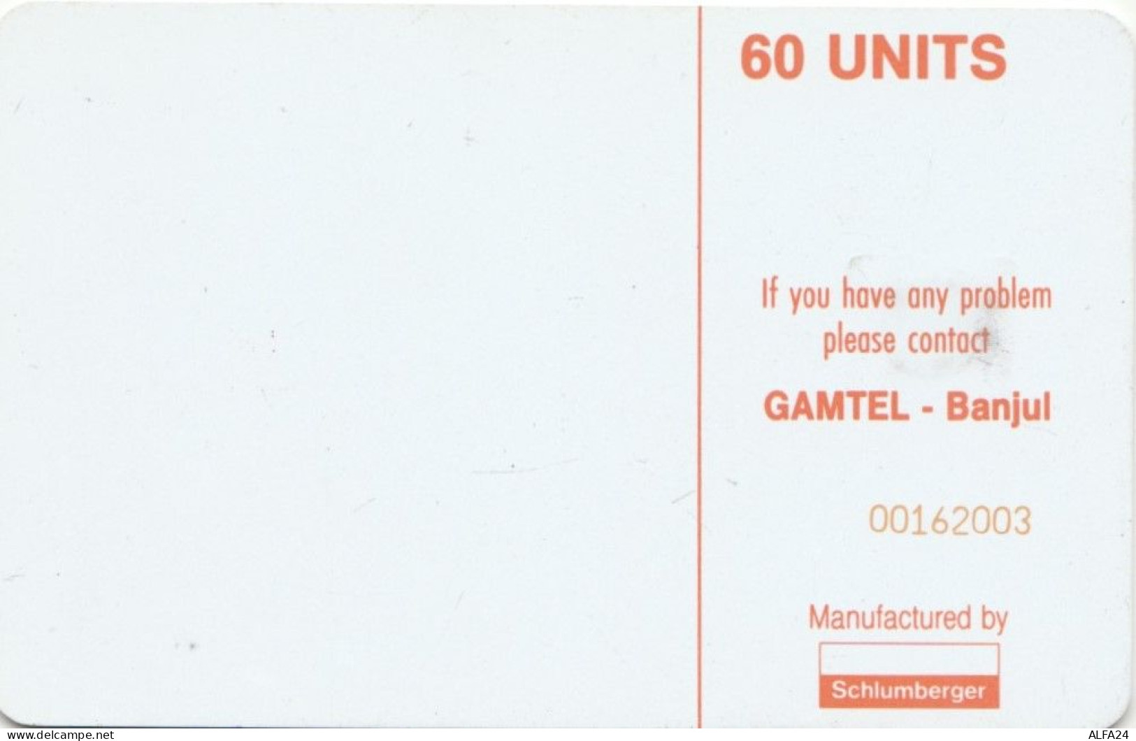 PHONE CARD GAMBIA (E66.17.4 - Gambie