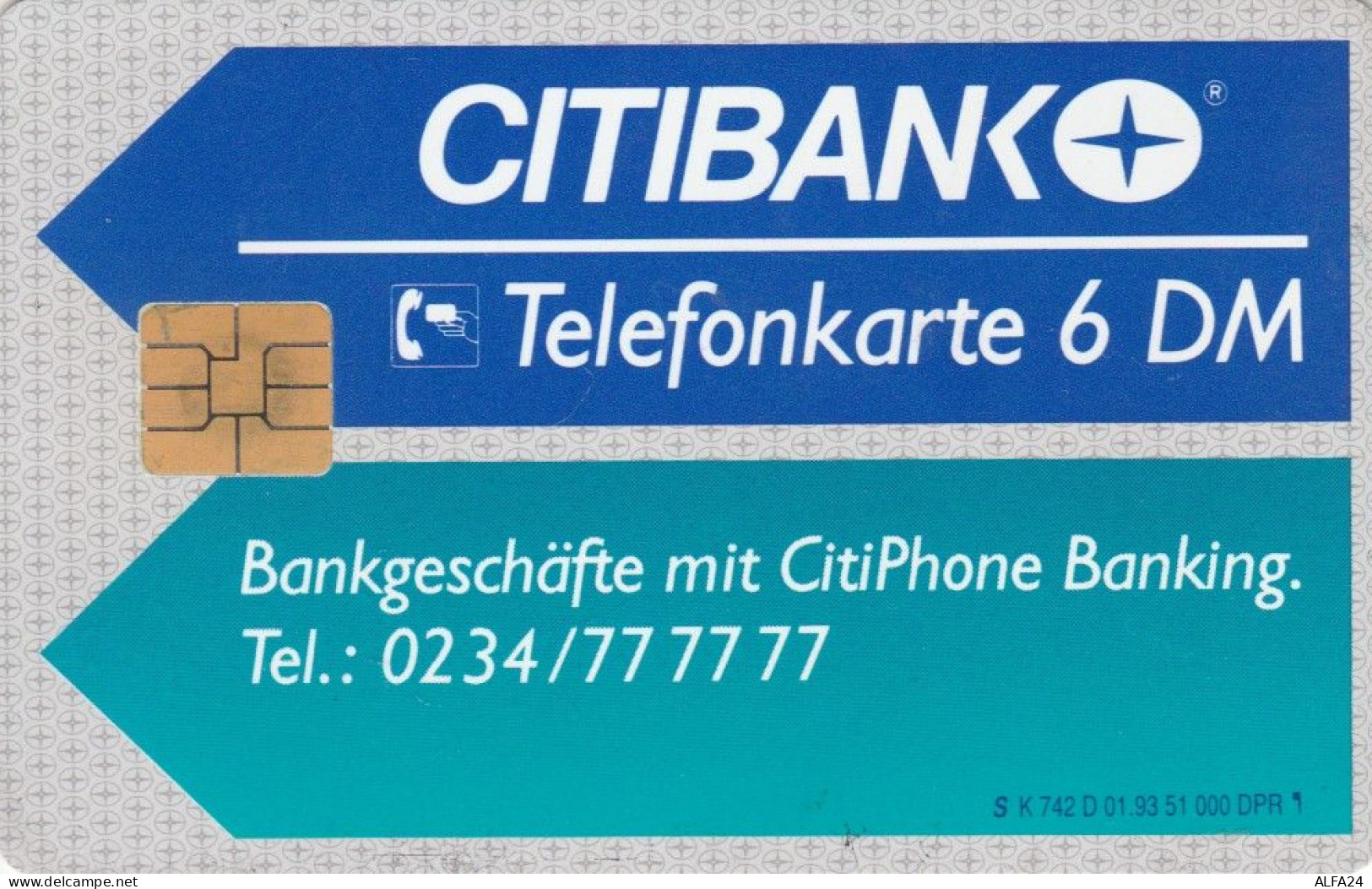 PHONE CARD GERMANIA K742 1.93 (E66.22.6 - K-Serie : Serie Clienti