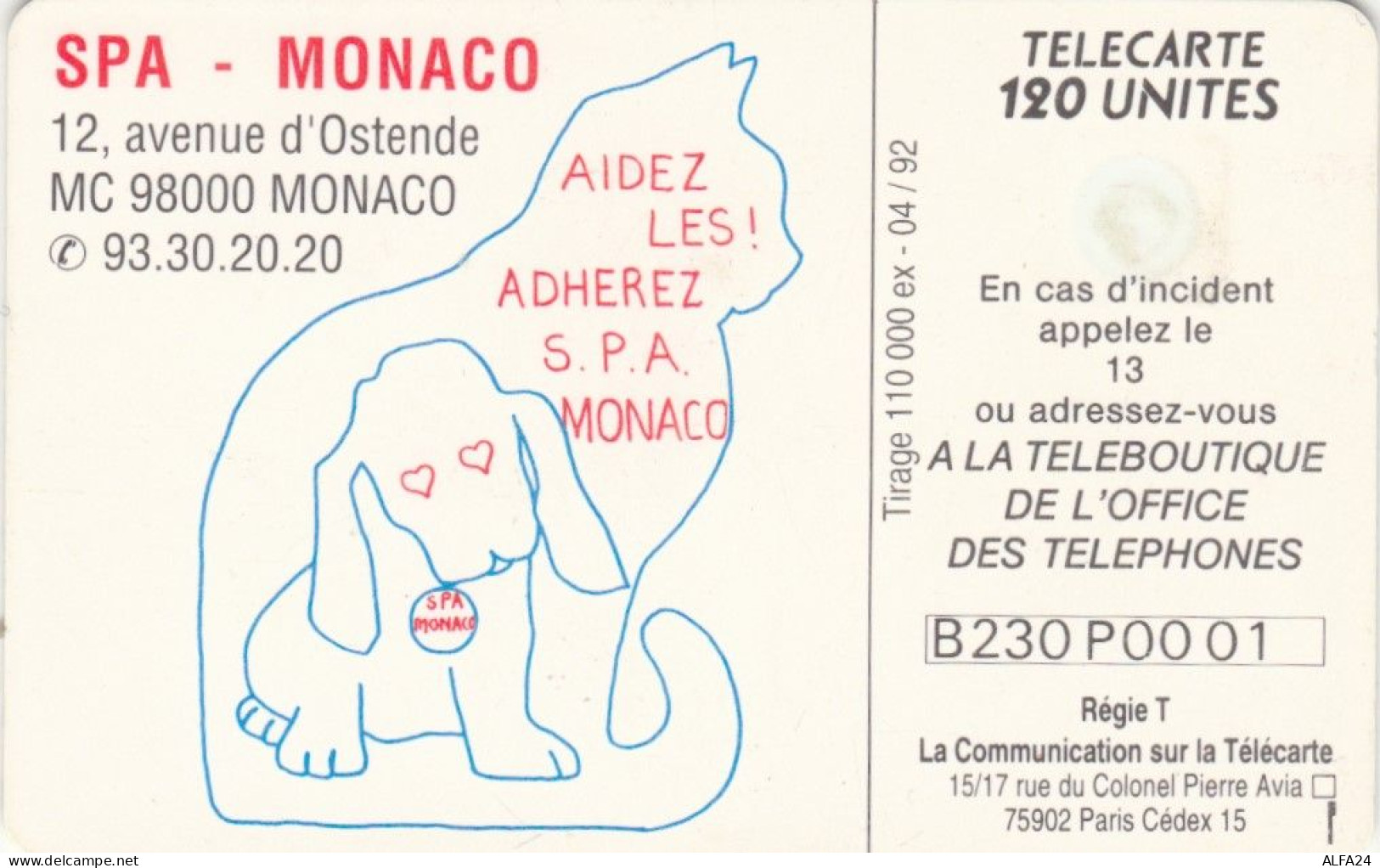 PHONE CARD MONACO (E66.9.4 - Mónaco