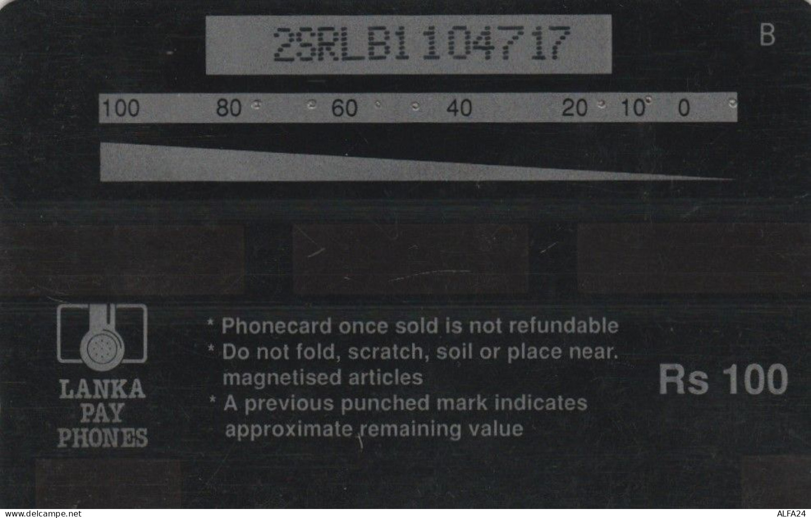 PHONE CARD SRI LANKA (E66.1.8 - Sri Lanka (Ceilán)