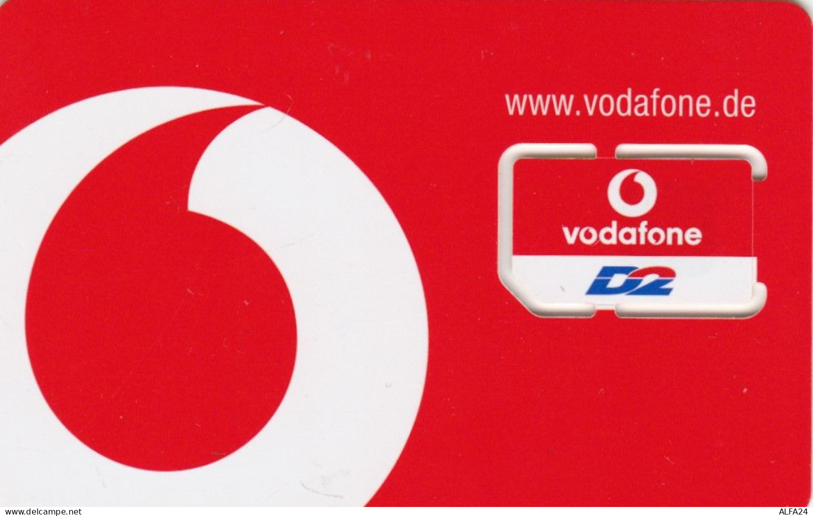 SIM CARD VODAFONE-GERMANIA (E66.2.2 - GSM, Voorafbetaald & Herlaadbare Kaarten