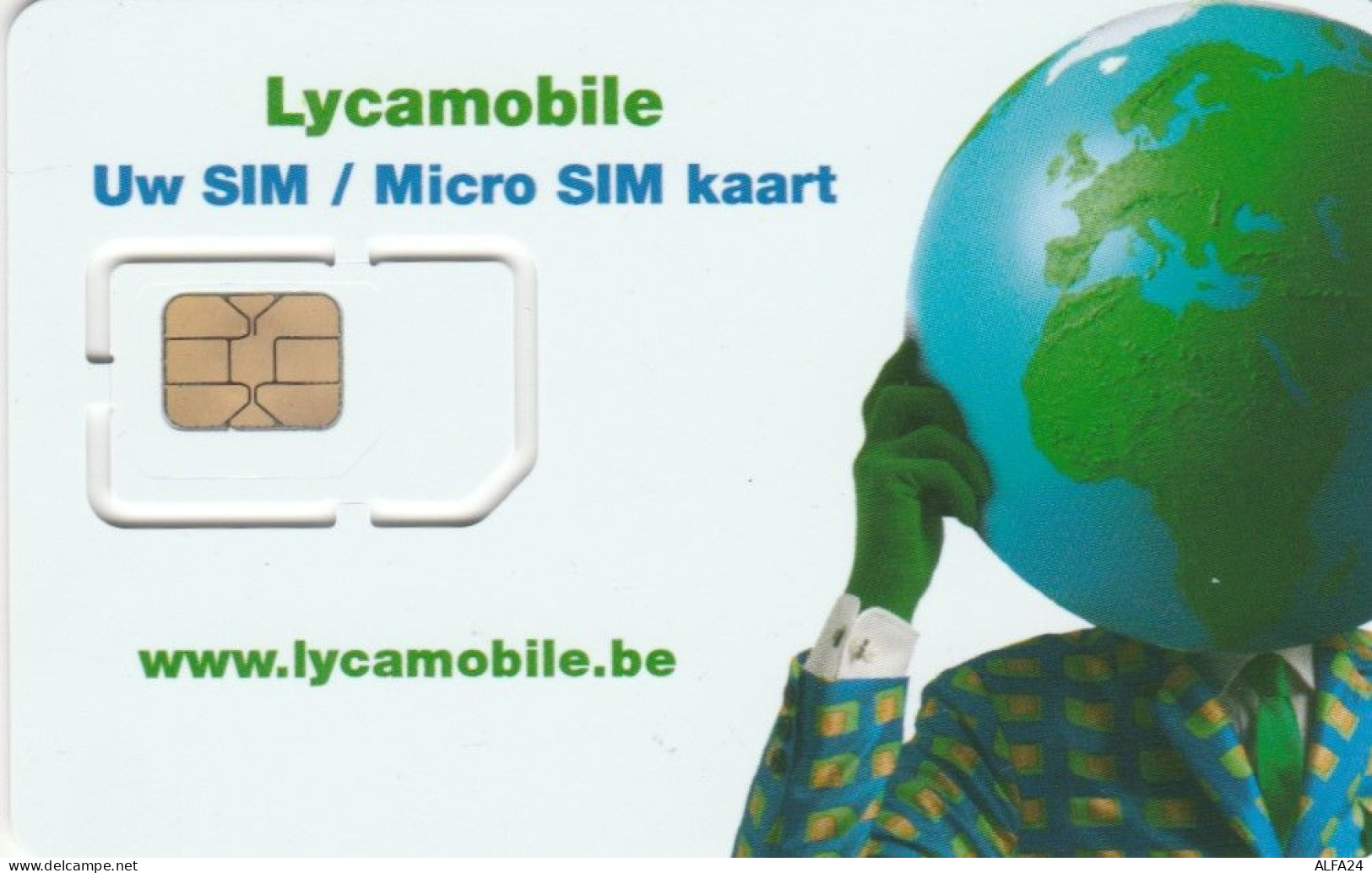 SIM CARD BELGIO (E66.10.8 - GSM-Kaarten, Herlaadbaar & Voorafbetaald