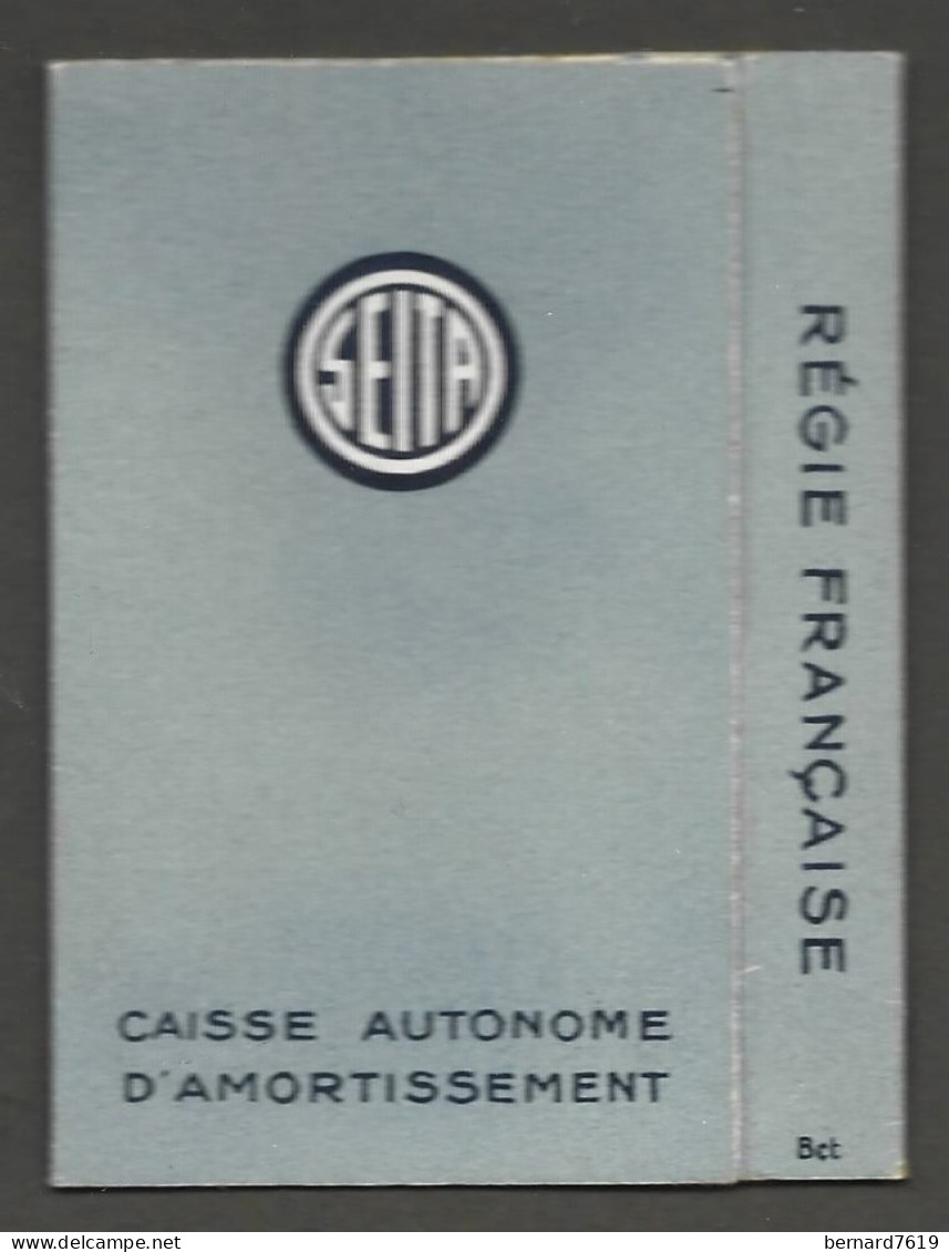 Etui Cigarette - Tabac  - Seita -caisse Autonome  D'amortissement - Regie Francaise - Zigarettenetuis (leer)