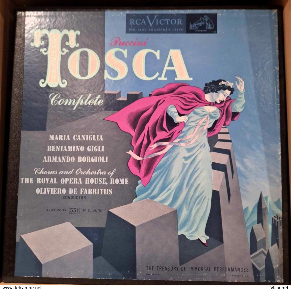 Puccini - La Tosca (Complete) - Box 2 LP's - Opera