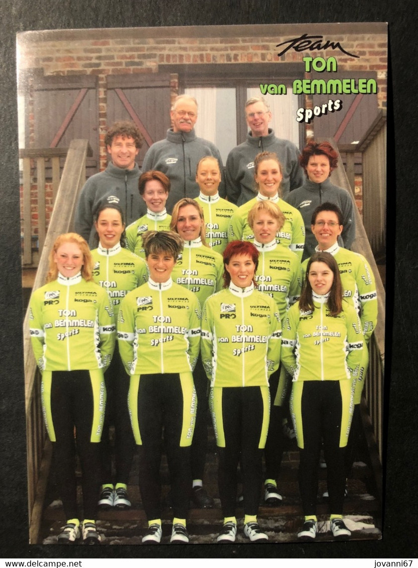 Ton Van Bemmelen - Team  - 2003 - Carte / Card - Cyclists - Cyclisme - Ciclismo -wielrennen - Cyclisme