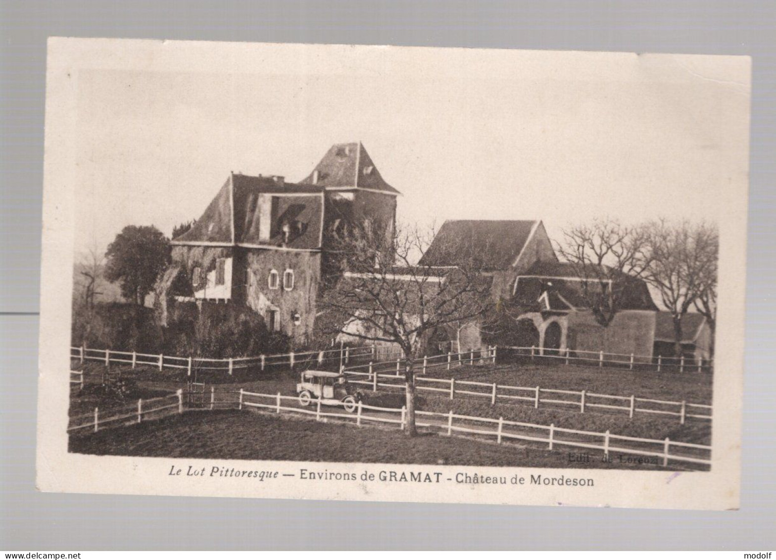 CPA - 46 - Le Lot Pittoresque - Environs De Gramat - Château De Mordeson - 1933 - Gramat