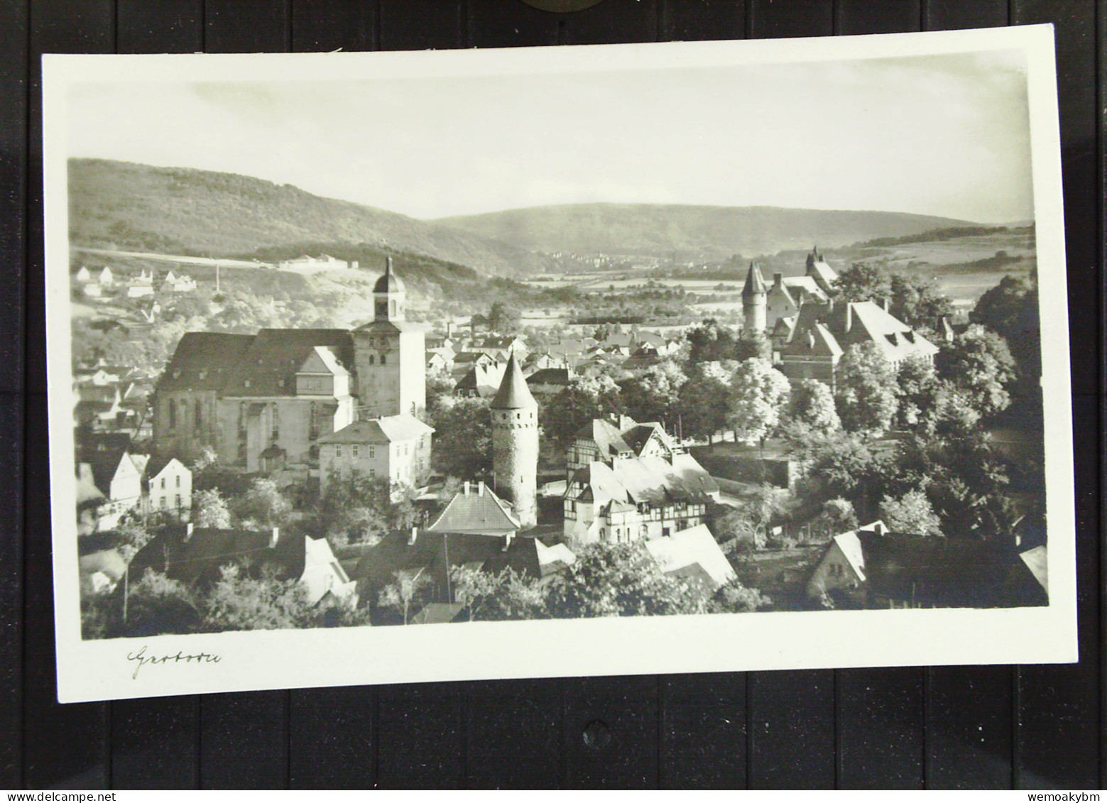 DR Ansichtskarte Von Herborn Mit Blick Aufs Zentrum Vom 11.10.1942 - Herborn