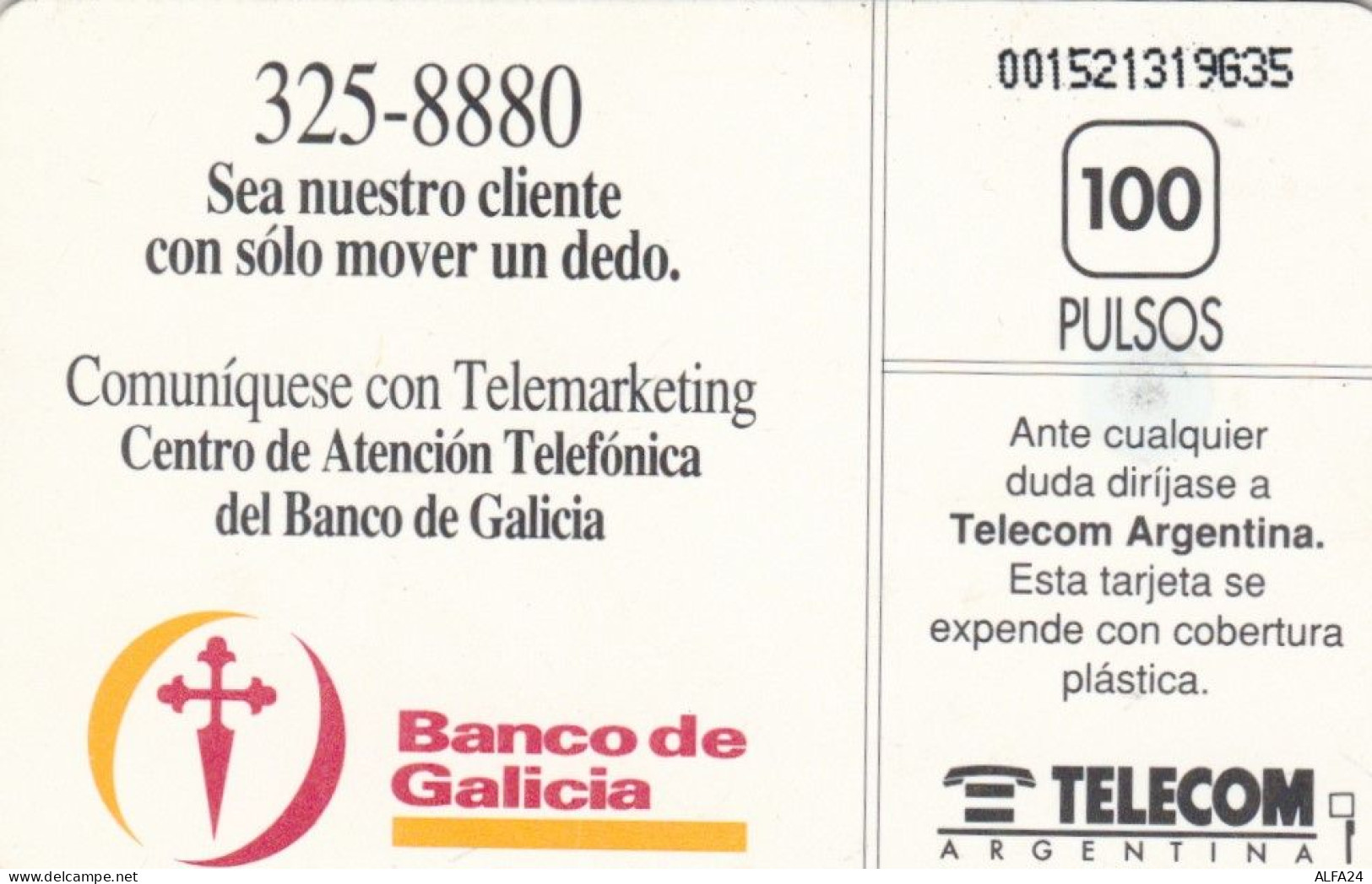 PHONE CARD ARGENTINA (E67.35.8 - Argentinien