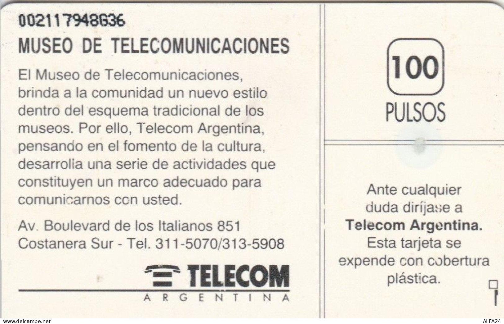 PHONE CARD ARGENTINA (E67.36.5 - Argentinië
