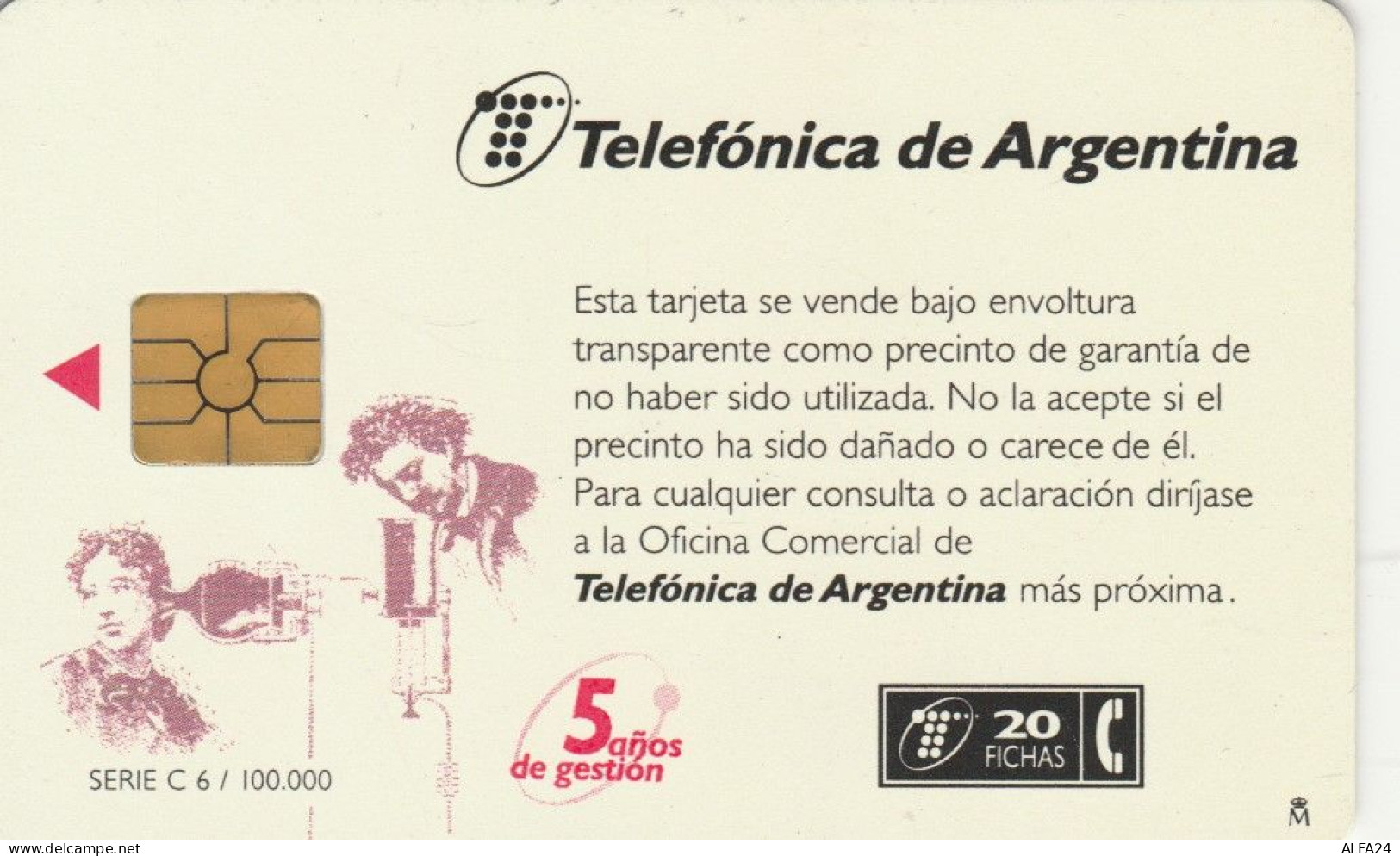 PHONE CARD ARGENTINA (E67.36.7 - Argentinië