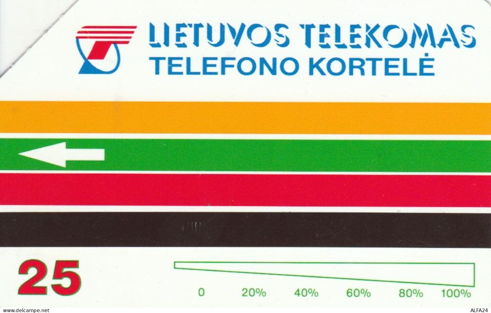 PHONE CARD LITUANIA (E67.3.1 - Litouwen