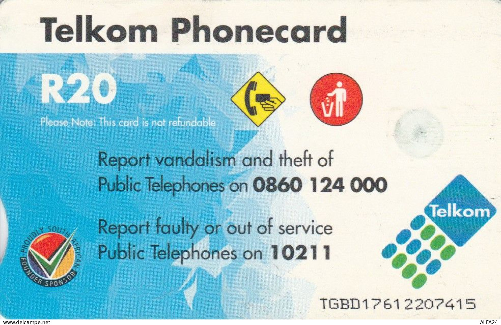 PHONE CARD SUDAFRICA (E67.15.5 - Südafrika