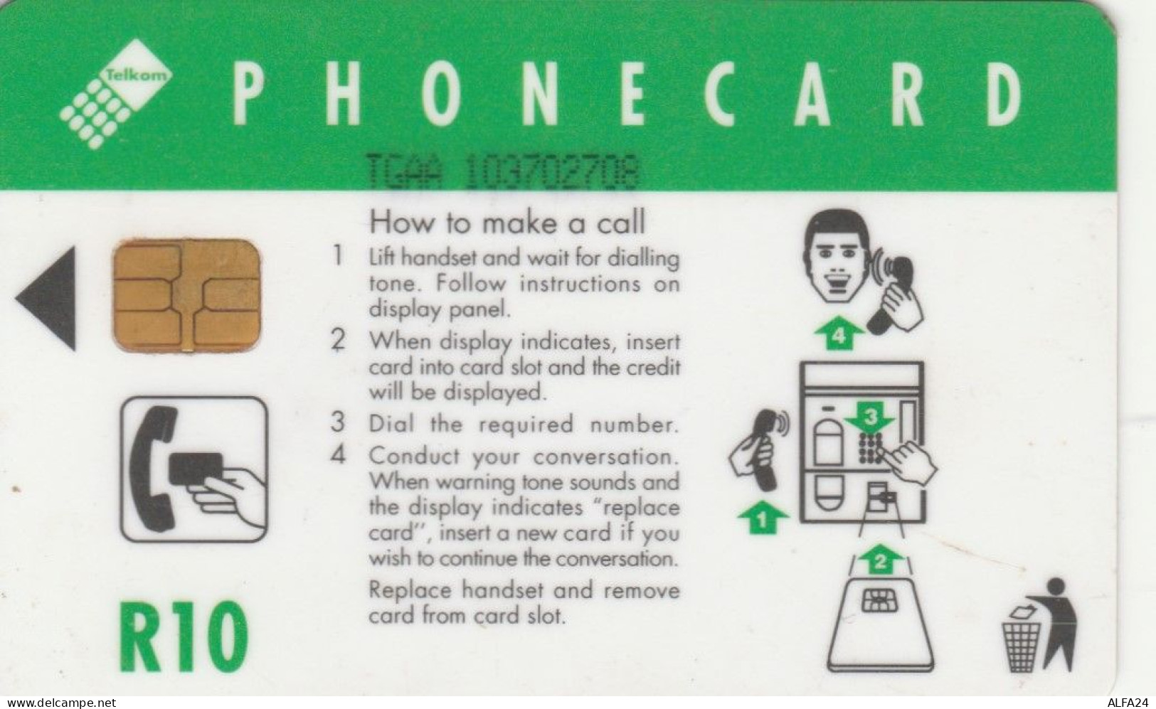 PHONE CARD SUDAFRICA (E67.19.3 - Sudafrica