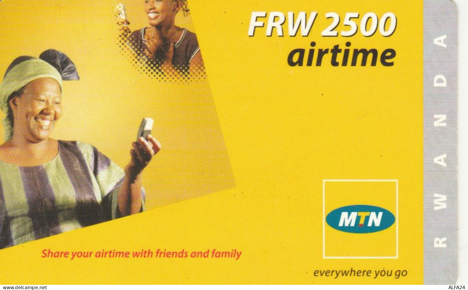 PREPAID PHONE CARD RWANDA (E67.43.3 - Rwanda