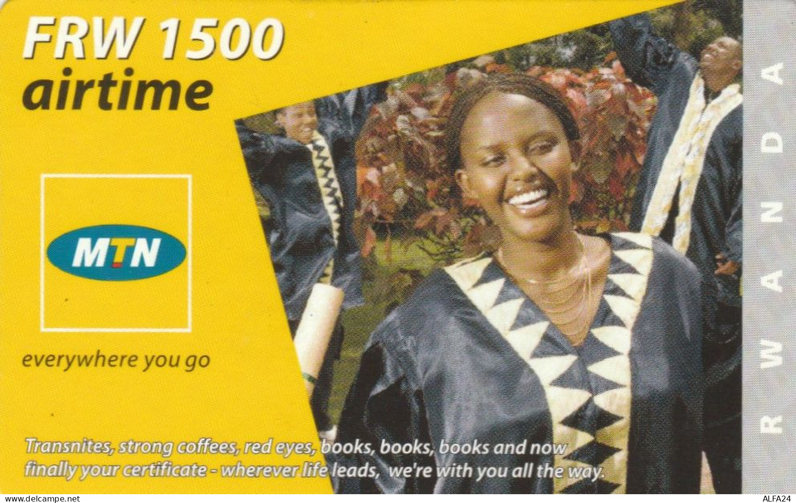 PREPAID PHONE CARD RWANDA (E67.47.2 - Rwanda