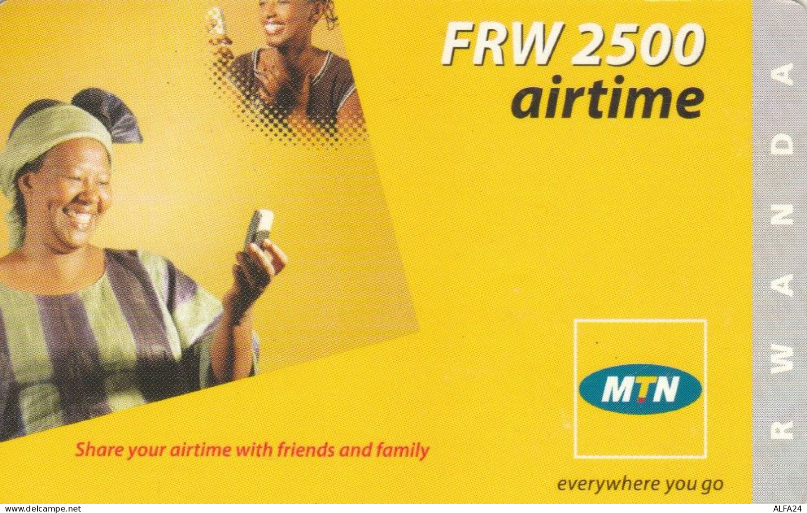 PREPAID PHONE CARD RWANDA (E67.46.3 - Rwanda