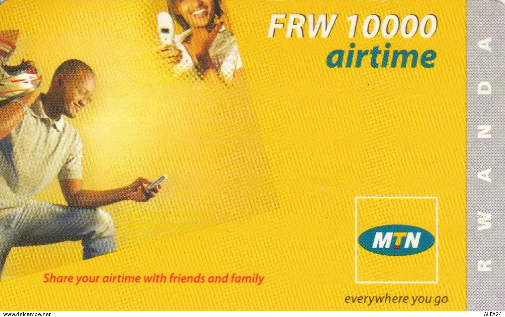 PREPAID PHONE CARD RWANDA (E67.47.7 - Rwanda