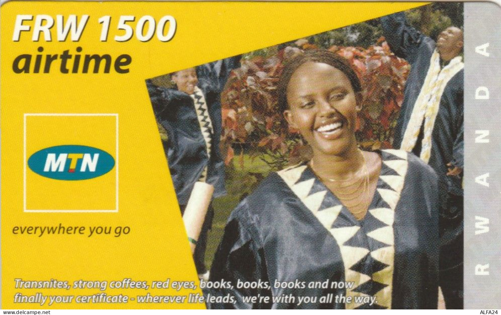 PREPAID PHONE CARD RWANDA (E67.47.1 - Rwanda
