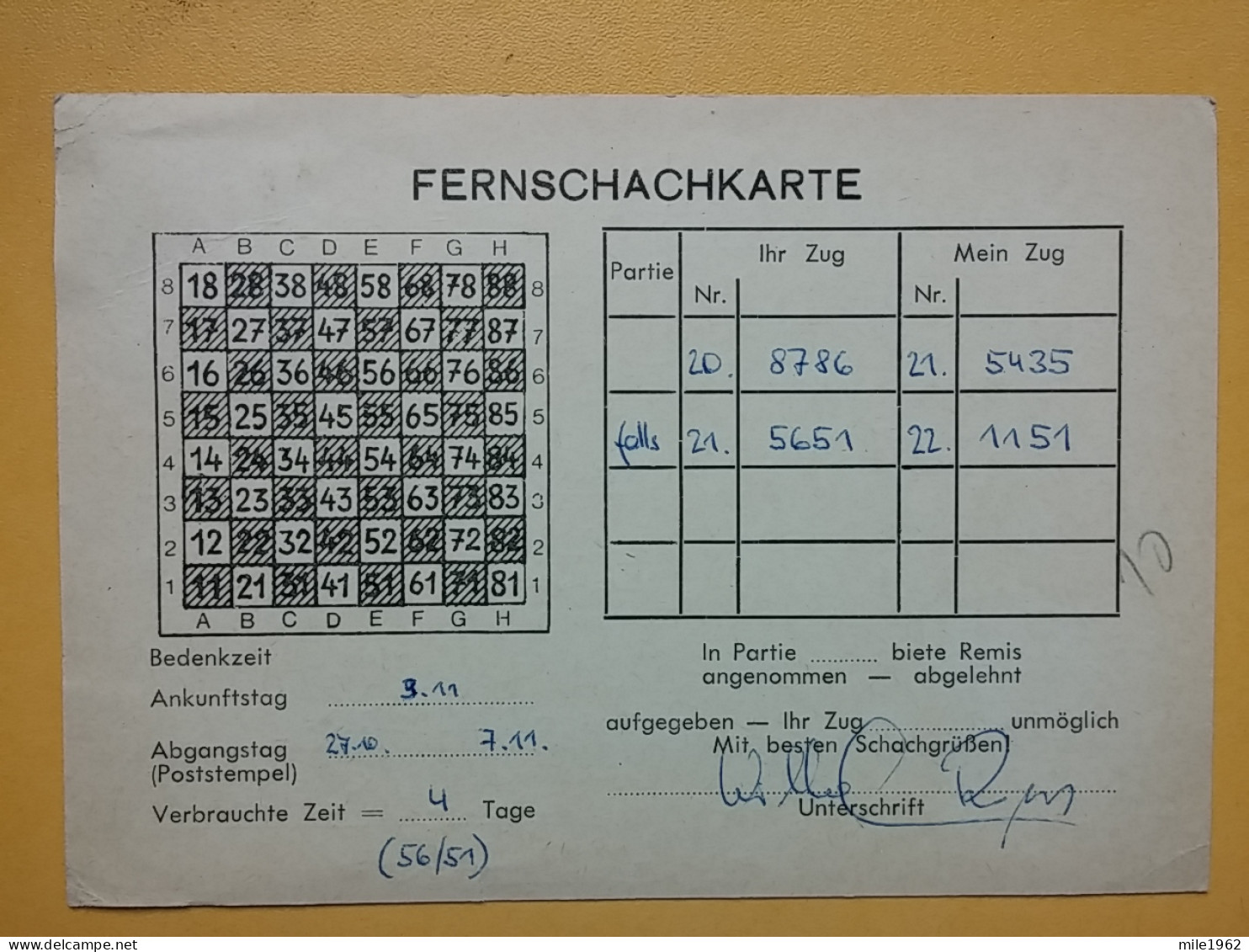 KOV 487-26 - Correspondence Chess Fernschach Postcard, WIEN - BELGRADE, Schach Chess Ajedrez échecs - Chess