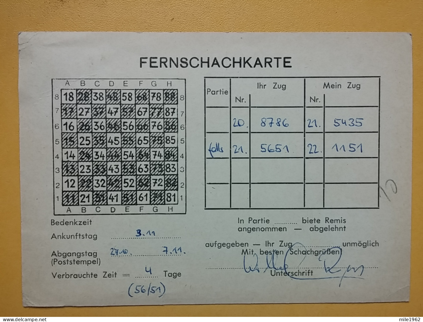 KOV 487-26 - Correspondence Chess Fernschach Postcard, WIEN - BELGRADE, Schach Chess Ajedrez échecs - Schaken