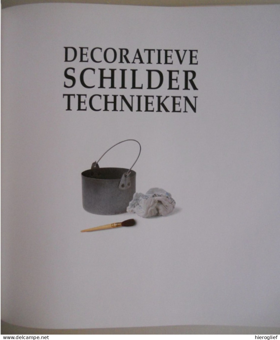 DECORATIEVE SCHILDERTECHNIEKEN Door Simon Cavelle Instructies Schilderen Decoratie Toepassingen  1994 Librero - Prácticos