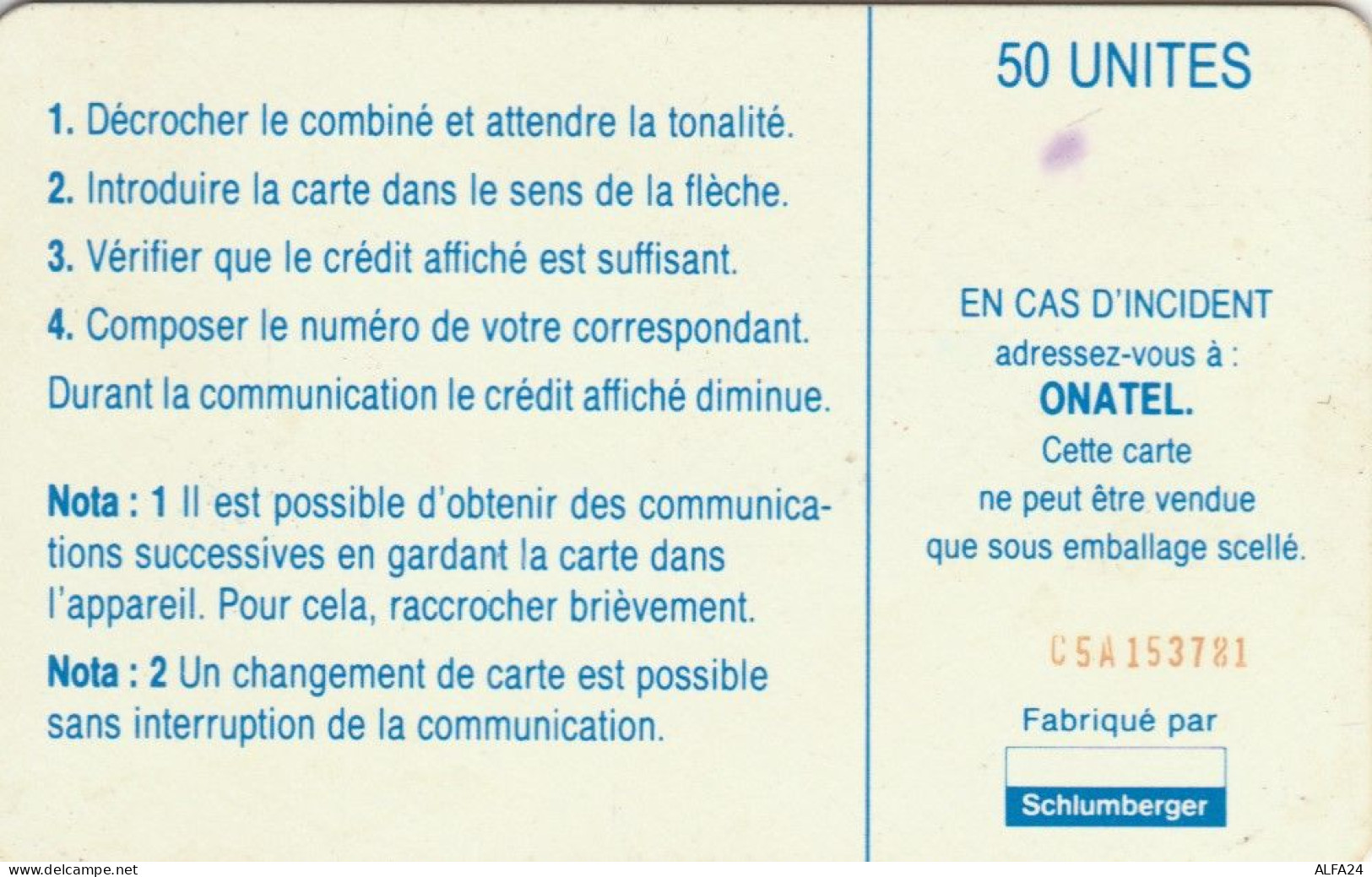 PHONE CARD BURKINA FASO (E69.27.7 - Burkina Faso