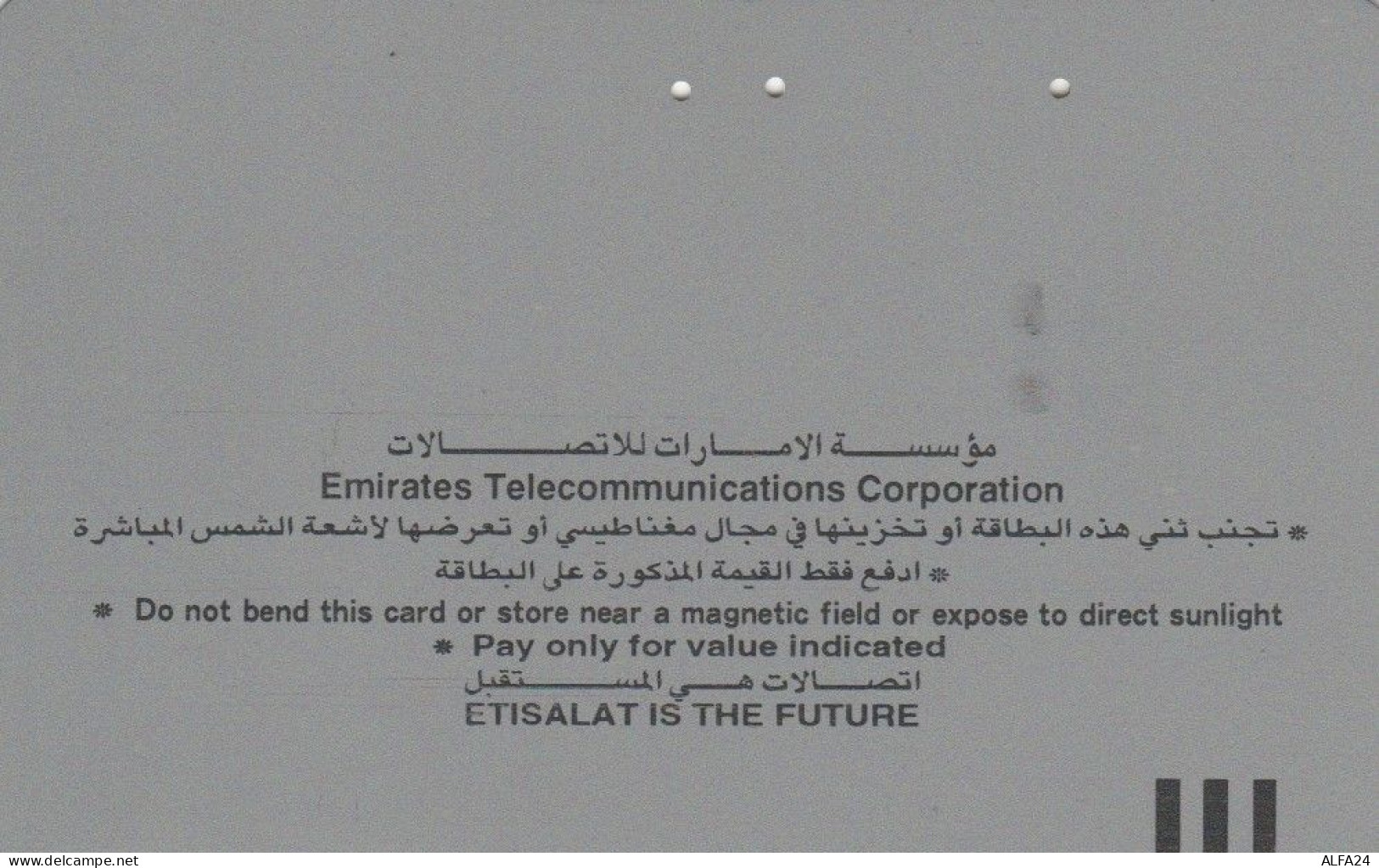 PHONE CARD EMIRATI ARABI (E69.22.5 - Emirats Arabes Unis