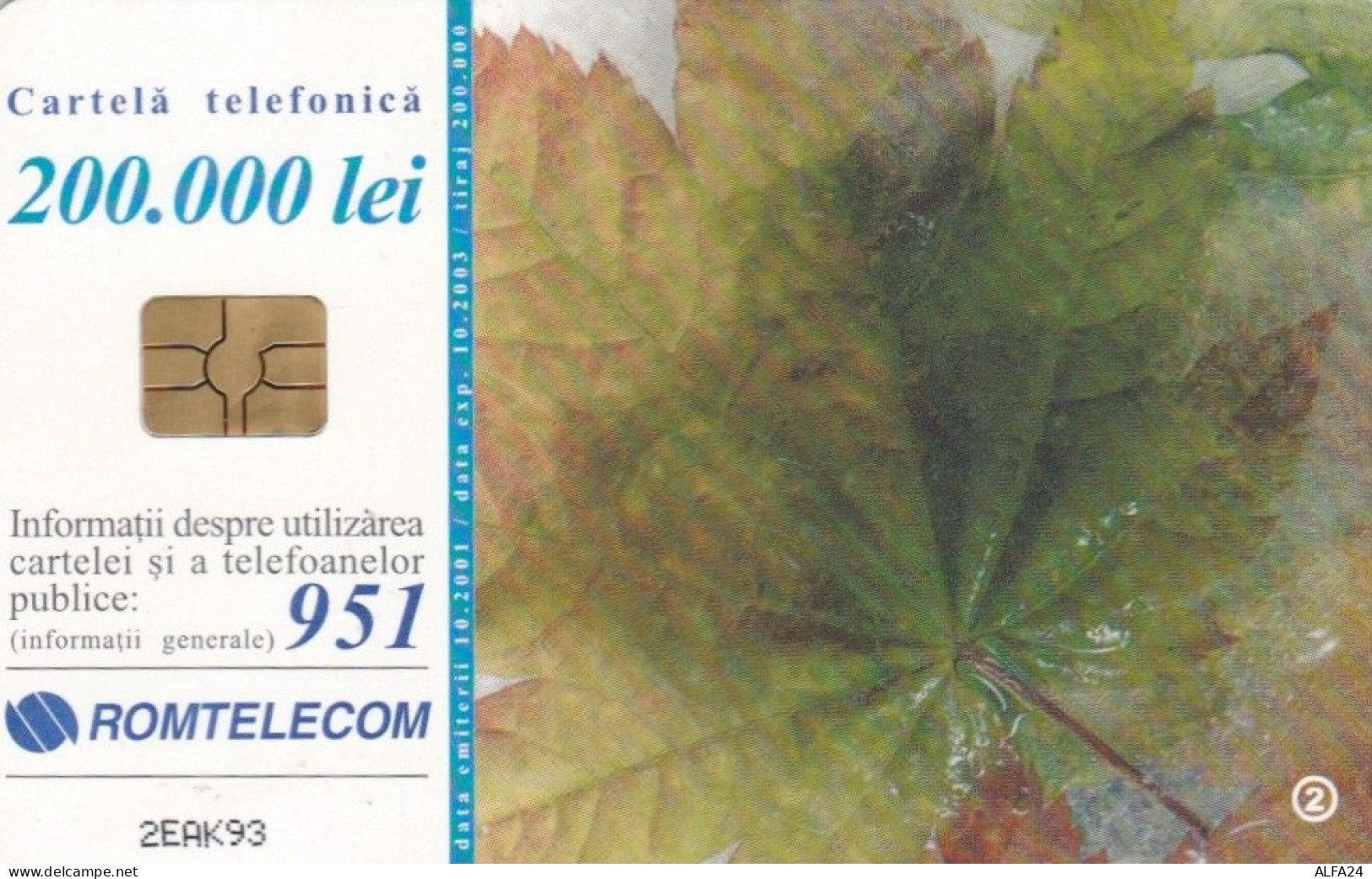 PHONE CARD ROMANIA (E69.20.8 - Roemenië