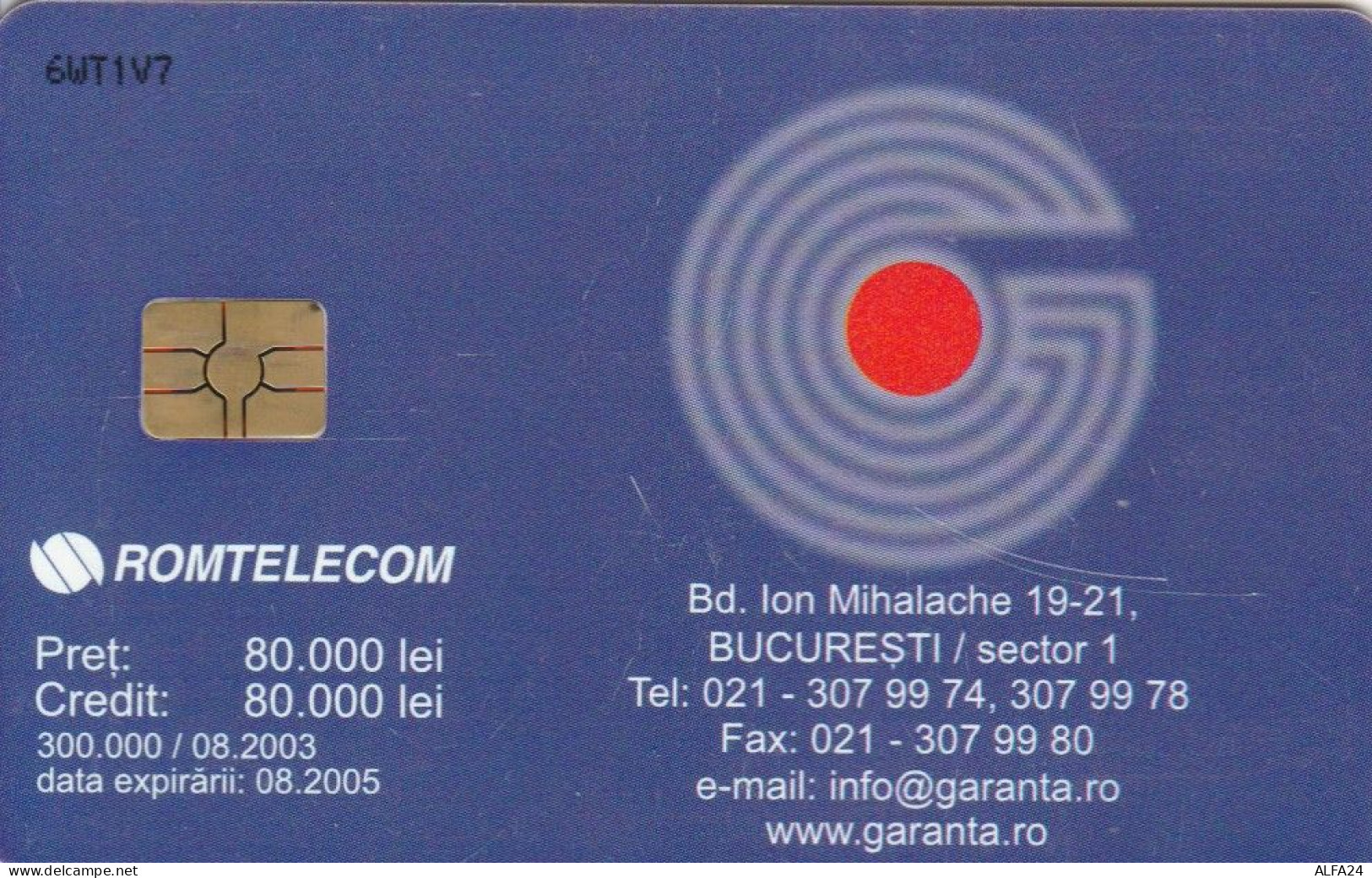 PHONE CARD ROMANIA (E69.20.5 - Rumania