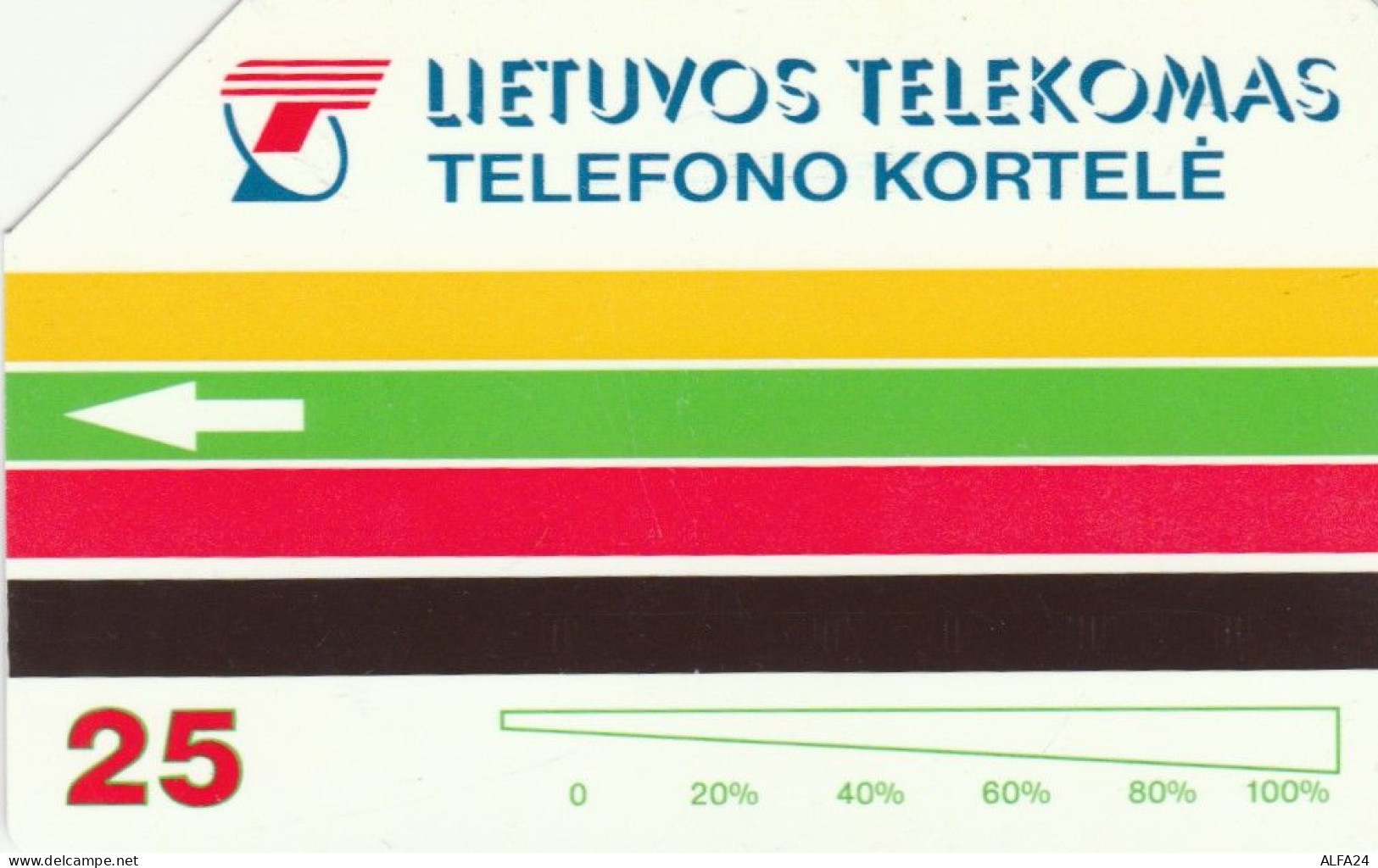 PHONE CARD LITUANIA URMET (E69.8.6 - Lithuania
