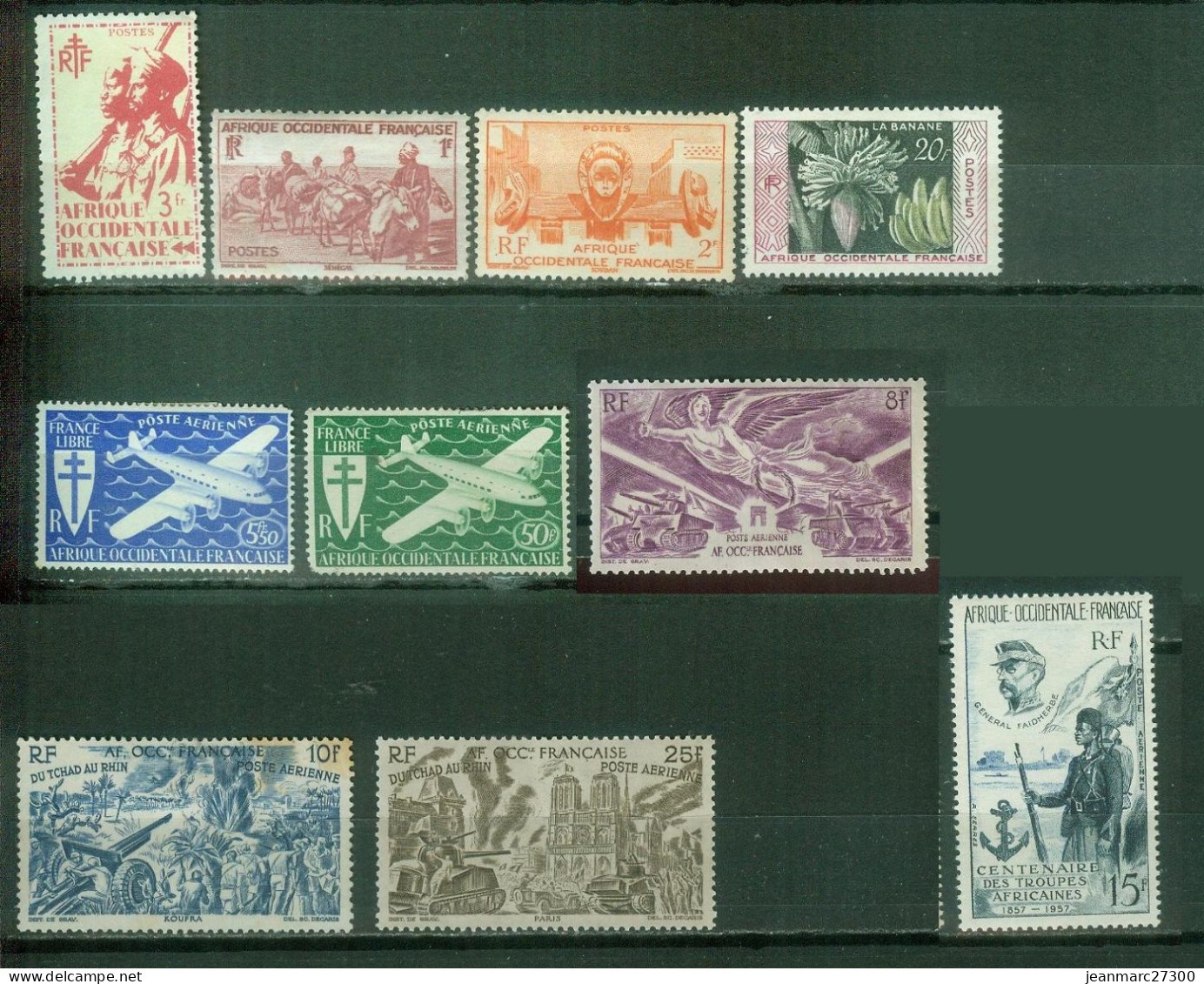 FRANCE COLONIES - AOF09 YT N° 16 30 33 67 PA 1 2 4 6 9 Neufs * Ou Nsg - Used Stamps