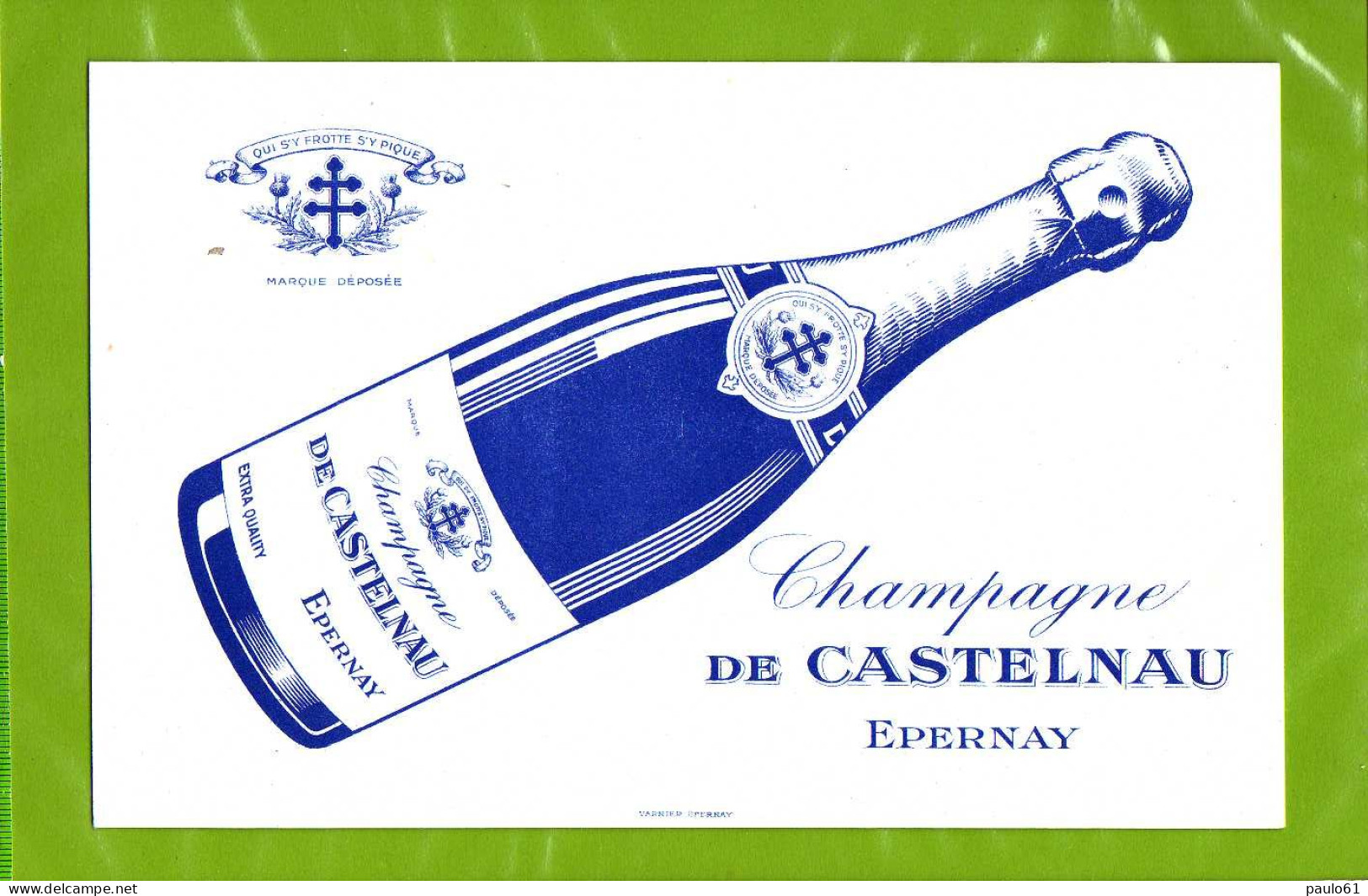 BUVARD : Champagne DE CASTELNAU Epernay Blanc - Licores & Cervezas