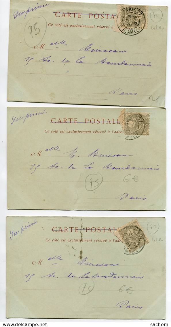 51 Revue De  BETHENY Lot 3 Cartes Fetes Franco Russes 1901Caids Algériens  Défilés Chefs Arabes  Défilé Caval  D19 2022 - Bétheny