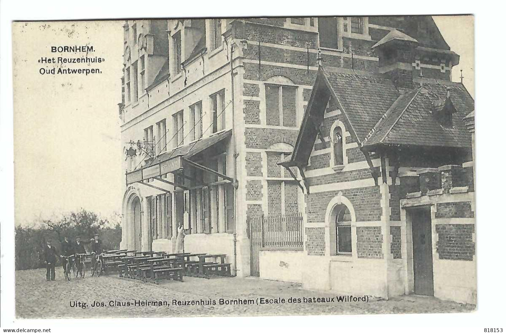 Bornem BORNHEM "Het Reuzenhuis" Oud Antwerpen 1913 - Bornem