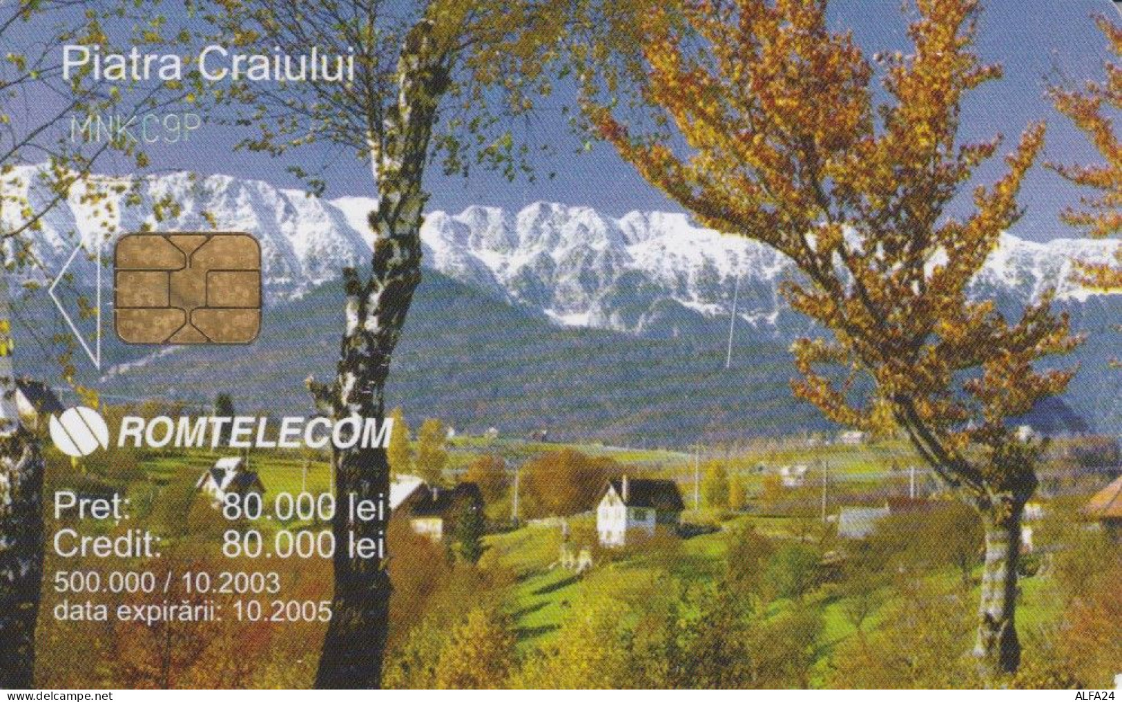 PHONE CARD ROMANIA (E70.8.1 - Rumänien