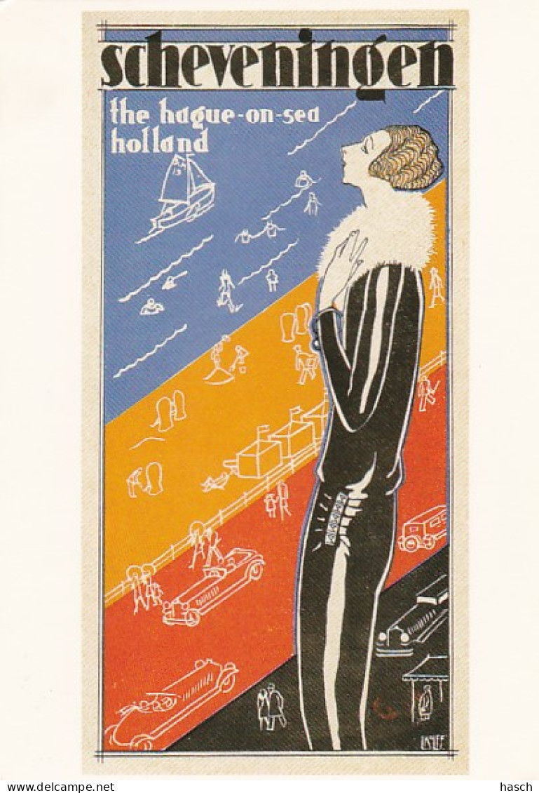 487464Scheveningen, L. Kalff Op Toeristische Folder 1929. (REPRO)  - Scheveningen