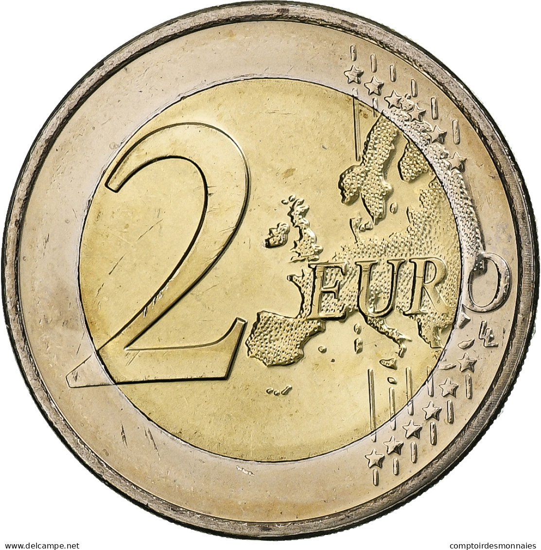 Luxembourg, 2 Euro, Pont Grande Duchesse Charlotte, 2016, FDC, Bimétallique - Luxemburg