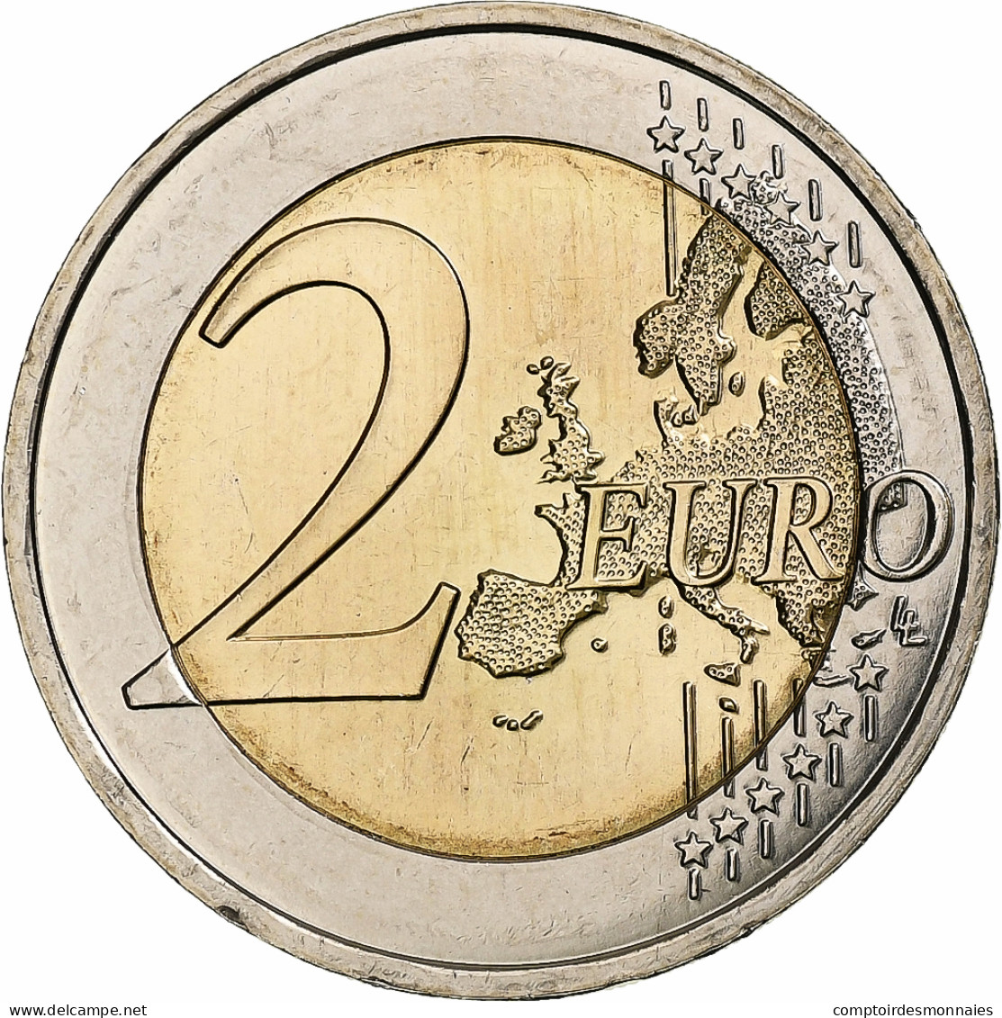 France, 2 Euro, 2017, 25e Anniversaire Du Ruban Rose, FDC, Bimétallique - France