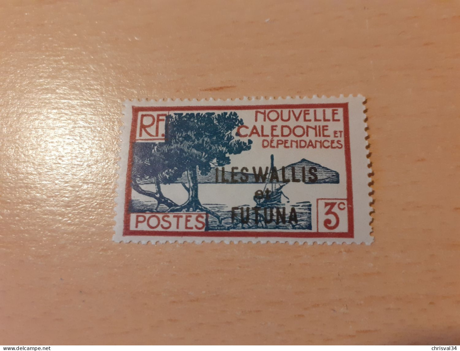 TIMBRE  WALLIS-ET-FUTUNA     N  77    COTE  1,00  EUROS   NEUF  SANS   CHARNIERE - Unused Stamps